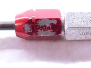 .2810 & .2910 PIN PLUG GAGE GO NO GO .2813 -.0003 UNDERSIZE 9/32 7 mm .281 .291 - NS3512CG4