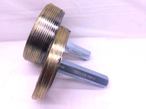 7 1/2 5 STUB ACME 2G VERMONT THREAD PLUG GAGE 7.5 5.0 GO NO GO = 7.4400 & 7.4698 - DW38123DG5