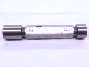 1.1950 & 1.2000 PIN PLUG GAGE GO NO GO 1.2031 -.0031 1 13/64 30.353 1.195 1.200 - NS3552CG4