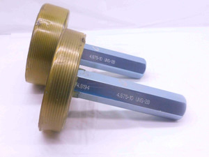 4 7/8 10 UNS 2B VERMONT THREAD PLUG GAGE 4.875 GO NO GO P.D.'S = 4.8100 & 4.8194 - DW38103DG5