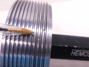 4 3/8 8 ACME 2G THREAD PLUG GAGE 4.375 4.3750 GO NO GO P.D.'S = 4.3125 & 4.3357 - DW38107DG5