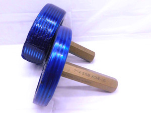7" 4 STUB ACME 2G THREAD PLUG GAGE 7.0 4. GO NO GO P.D.'S = 6.9250 & 6.9559 - DW38130DG5