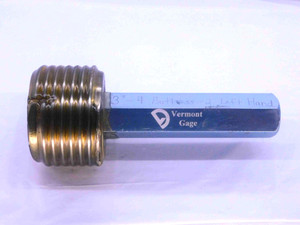 3" 4 BUTTRESS 2 LEFT HAND VERMONT THREAD PLUG GAGE 3.0 GO ONLY PD= 2.8500 BUTT-2 - DW38161DG5