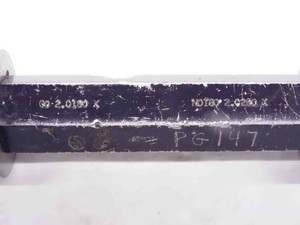 2.0180 & 2.0280 PIN PLUG GAGE GO NO GO 2.0156 +.0024 2 1/64 51.257 2.018 2.028 - NS3637DG5