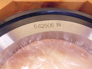 5.62506 MASTER PLAIN BORE RING GAGE 5.6250 +.0001 OVERSIZE 5 5/8 143 mm W/ CASE - NS3654DG5