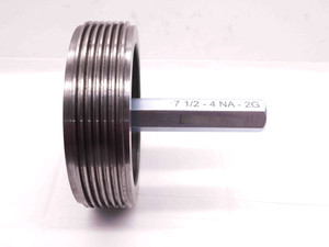 7 1/2 4 NA 2G ACME THREAD PLUG GAGE 7.5 4.0 GO ONLY P.D. = 7.3750 7-1/2-4 CHECK - BR11026CG4