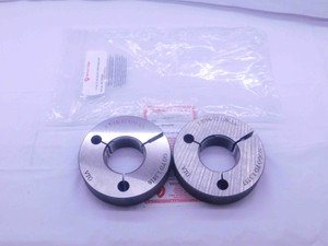NEW 1 7/16 12 UN 2A VERMONT THREAD RING GAGES 1.4375 GO NO GO = 1.3816 & 1.3757 - DW38200VTG