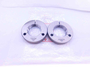 NEW 2 1/2 12 UN 2A VERMONT THREAD RING GAGES 2.5 GO NO GO PD'S = 2.4440 & 2.4378 - DW38203VTG