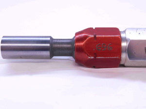.6820 & .6960 PIN PLUG GAGE GO NO GO .6875 -.0055 11/16 17.678 mm .682 .696 - JG0020SLW