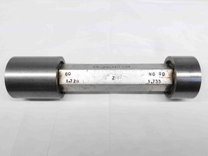 1.7280 & 1.7330 CL Z PIN PLUG GAGE GO NO GO 1.7344 -.0014 1 47/64 44 1.728 1.733 - TJ0090CU4
