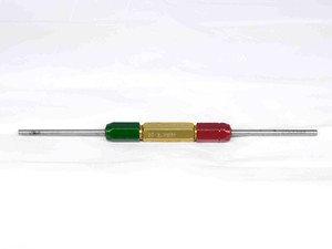 2.850 & 3.250 METRIC PIN PLUG GAGE GO NO GO 3.000 -.150 3 mm .1280 2.85 3.25 - TJ0130SLW