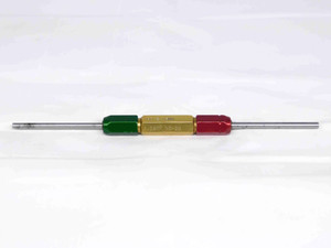 2.850 & 3.250 METRIC PIN PLUG GAGE GO NO GO 3.000 -.150 3 mm .1280 2.85 3.25 - TJ0130SLW