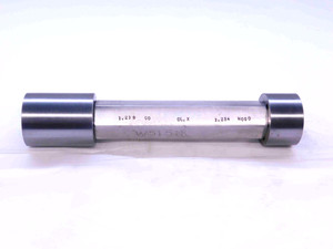 1.219 & 1.234 CL X METRIC PIN PLUG GAGE GO NO GO 1.000 +.219 1 mm .0486 CHECK - JG0046SLW