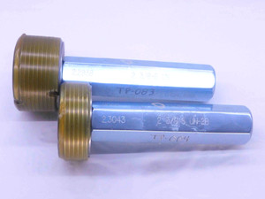 2 3/8 8 UN 2B VERMONT THREAD PLUG GAGE 2.375 GO NO GO P.D.'S = 2.2938 & 2.3043 - DW38268CY5