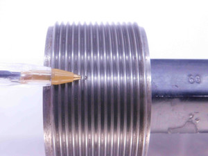 2 1/4 12 UN 2B THREAD PLUG GAGE 2.25 2.250 GO NO GO P.D.'S = 2.1959 & 2.2038 - DW38271CY5