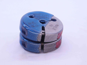 M6 X 1 6g LEFT HAND THREAD RING GAGES 6 1.0 GO NO GO P.D.'S = 5.324 & 5.212 - DW38278OB5