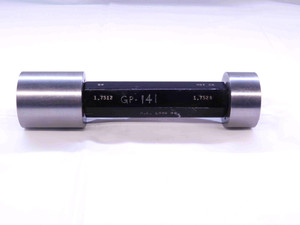 1.7512 & 1.7528 CL XX PIN PLUG GAGE GO NO GO 1.7500 +.0012 1 3/4 44.521 CHECK - JG0157DJ5