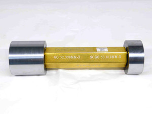 52.990 & 53.010 CL X mm PIN PLUG GAGE GO NOGO 53.000 -.010 53 2.0870 52.99 53.01 - TJ0170SLW