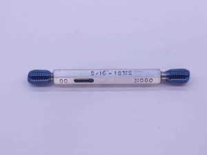 5/16 18 NS SPECIAL SET THREAD PLUG GAGE .3125 GO NO GO PDS= .2807 & .2797 CHECK - DW38242SLW