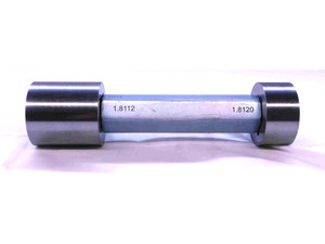 1.8112 & 1.8120 PIN PLUG GAGE GO NO GO 1.8125 -.0005 1 13/16 46 1.812 INSPECTION - JG0168SLW