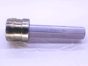2 3/8 10 TBG API 5B PIPE THREAD PLUG GAGE 2.375 2.3750 NON UPSET TUBING NUE NUT - DW38290DG5