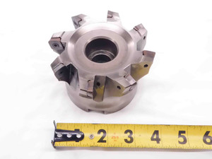INGERSOLL 4" O.D. COOLANT FACE MILL 5M6P-40R01 1 1/2 PILOT HOLDS 8 INSERTS 4.0 - NS3810DH5
