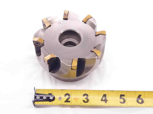 INGERSOLL 4" O.D. COOLANT FACE MILL DJ5P-40R01 1 1/2 PILOT HOLDS 8 INSERTS 4.0 - NS3811DH5