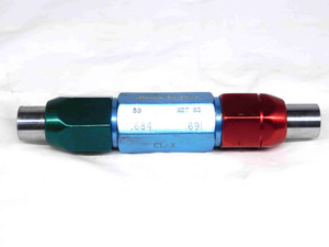 .6840 & .6910 CL X PIN PLUG GAGE GO NO GO .6875 -.0035 11/16 17.374 mm .684 .691 - TJ0189SLW