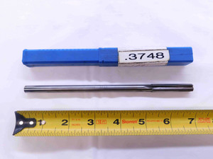HANNIBAL CARBIDE TOOL. INC. 0.3748 OD CARBIDE TIP REAMER .3748 .3750 UNDERSIZE - JG0193BR5