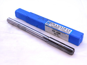 HANNIBAL 0.4385 OD HSS CARBIDE TIPPED REAMER 6 FL .4385 .4375 +.0010 OVERSIZE - JG0210BR5