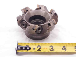SECO 3" O.D. FACE MILL R220.13-03.00-12 1" PILOT 3/8 KEY HOLDS 6 INSERTS 3.0 - NS3825DH5