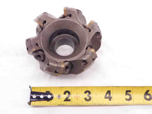 SECO 3" O.D. FACE MILL R220.13-03.00-12 1" PILOT 3/8 KEY HOLDS 6 INSERTS 3.0 - NS3825DH5