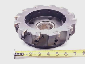 8" O.D. FACE MILL R220.33/69-8.0 2" PILOT 1" KEY HOLDS 12 INSERTS 8.0 INDEXABLE - NS3831DH5