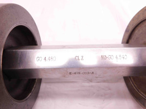 4.4800 & 4.5400 CL Z PIN PLUG GAGE GO NO GO 4.5313 +.0087 4 17/32 113.792