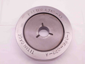 4.7480 CLASS XX PIN PLUG GAGE 4.7500 -.0020 UNDERSIZE 4 3/4 120.599 mm 4.748 - NS3880BL5