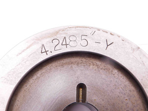 4.2485 CLASS Y PIN PLUG GAGE 4.2500 -.0015 UNDERSIZE 4 1/4 108 mm E-386-015-A - NS3884BL5