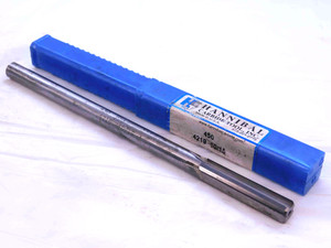 HANNIBAL 0.4219 OD HSS CARBIDE TIPPED REAMER 4 FL .4219 27/64 ONSIZE .421875 - JG0236BR5