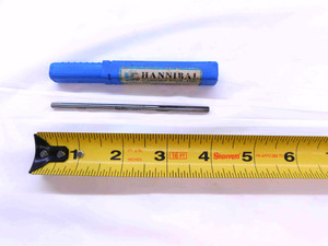 HANNIBAL 0.161 OD HSS CARBIDE TIPPED REAMER .161 .1610 .1563 OVERSIZE #20 4 mm - JG0289BR5