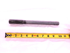 7/8 O.D. HSS CHUCKING REAMER 0.745 SHANK SPIRAL 10 FLUTE .875 .8750 ONSIZE - JG0367AF5