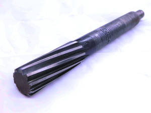 W & B 7/8 O.D. HSS CHUCKING REAMER 0.51 SHANK SPIRAL 10 FLUTE .875 .8750 ONSIZE - JG0367AF5