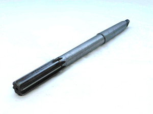 3/4 O.D. HSS REAMER MORSE TAPER #2 SHANK 8 FLUTE MT2 .75 .7500 ONSIZE 19 mm - JG0393AF5