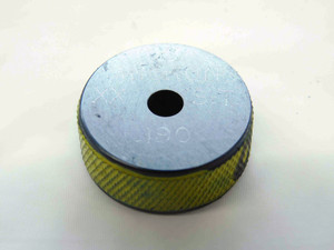 .1900 CLASS XX MASTER PLAIN BORE RING GAGE .1875 +.0025 OVERSIZE 3/16 5 mm .190 - JG0581AD5