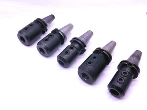 5pcs LOT OF CAT40 1" I.D. SOLID END MILL TOOL HOLDERS VARIOUS PROJECTIONS 1.0 - NS4131LVR
