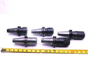 5pcs LOT OF CAT40 1" I.D. SOLID END MILL TOOL HOLDER 1.0 VARIOUS PROJECTIONS - NS4134LVR