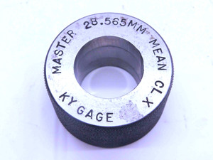 28.565 CLASS X MASTER PLAIN BORE RING GAGE 28.500 +.065 OVERSIZE 29 mm 1.1246 - NS4136CZ5