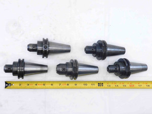 5pc LOT CAT40 3/8 ID SOLID END MILL TOOL HOLDERS 2.5" PROJECTION .375 B-123422 - NS4150LVR