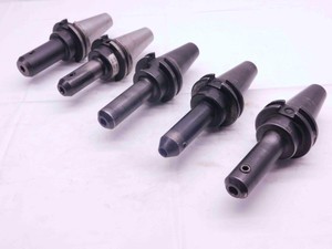 5pcs LOT OF CAT40 3/8 I.D. SOLID END MILL TOOL HOLDER .375 VARIOUS PROJECTIONS - NS4154LVR