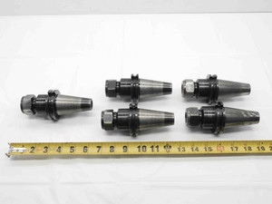 5pcs LOT OF CAT40 CARBOLOY DA180 COLLET CHUCK TOOL HOLDER 3" PROJECTION DA 180 - NS4185LVR
