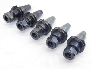 5pc LOT OF CAT40 DA180 COLLET CHUCK TOOL HOLDERS 3" PROJECTION CV40DA188300 - NS4187LVR