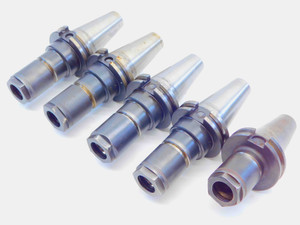 5pc LOT OF CAT40 DA180 COLLET CHUCK TOOL HOLDER C4007-0180 / C40-180 DA 180 - NS4187LVR